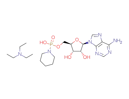 adenosine 5′-phosphoropiperidate triethylammonium salt
