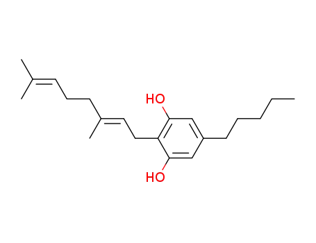 2-[(2E)-3,7-dimethylocta-2,6-dienyl]-5-pentyl-benzene-1,3-diol