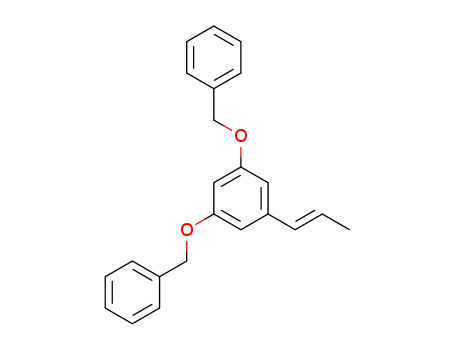(E)-(((5-(prop-1-en-1-yl)-1,3-phenylene)bis(oxy))bis(methylene))dibenzene