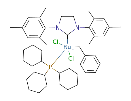 tricyclohexylphosphine[1,3-bis(2,4,6-trimethylphenyl)-4,5-dihydroimidazol-2-ylidine][benzylidene]ruthenium(II) dichloride