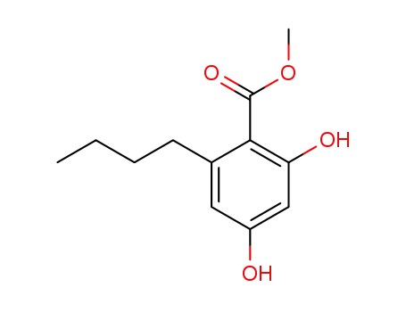 2,4-dihydroxy-6-n-butylbenzoic acid, methyl ester