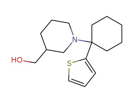 N-[1-(thien-2-yl)-cyclohexan-1-yl]-3-hydroxymethyl-piperidine