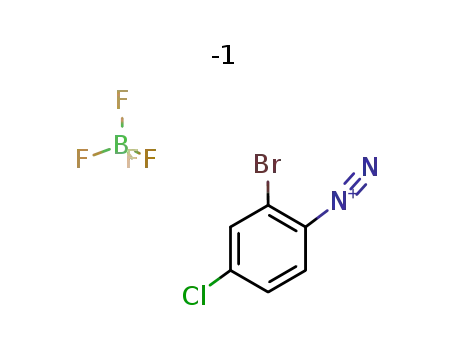 2-bromo-4-chlorobenzenediazonium tetrafluoroborate