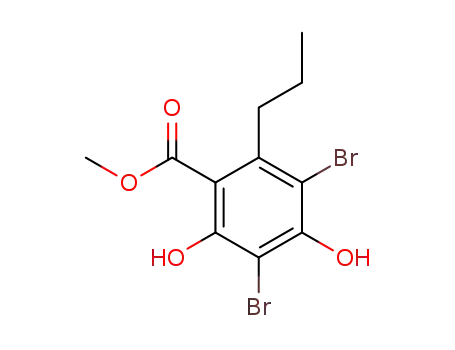 methyl 3,5-dibromo-2,4-dihydroxy-6-propylbenzoate